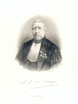 39072 Portret van J.J. van Oosterzee, geboren 1817, hoogleraar in de theologie aan de Utrechtse hogeschool (1862-1882), ...