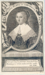39223 Portret van Anna Maria van Schurman, geboren Keulen 5 november 1607, schrijfster en dichteres te Utrecht, ...