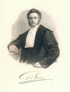 39027 Portret van G.J. Loncq, geboren 1810, hoogleraar in de geneeskunde aan de Utrechtse hogeschool (1840-1880), ...