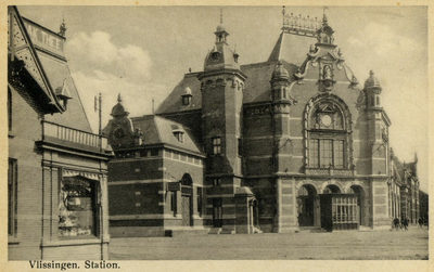 164792 Gezicht op het N.S.-station Vlissingen te Vlissingen.