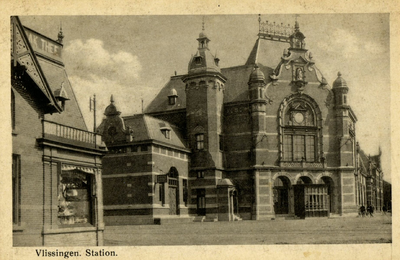 165017 Gezicht op het S.S.-station Vlissingen te Vlissingen.