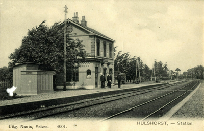165096 Gezicht op het N.C.S.-station Hulshorst te Hulshorst.