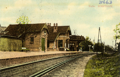 165111 Gezicht op het N.C.S.-station Soestdijk te Soest.