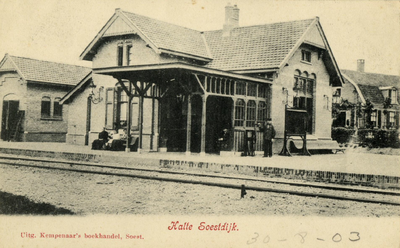 165114 Gezicht op het N.C.S.-station Soestdijk te Soest.