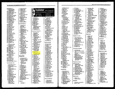  NUHA inwoneradresboek voor Dordrecht 1973, volgens officiële gegevens en eigen onderzoekingen, pagina 195