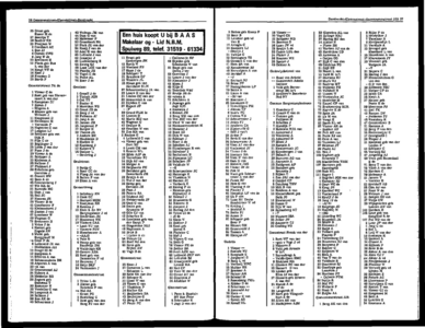  NUHA inwoneradresboek voor Dordrecht 1973, volgens officiële gegevens en eigen onderzoekingen, pagina 201