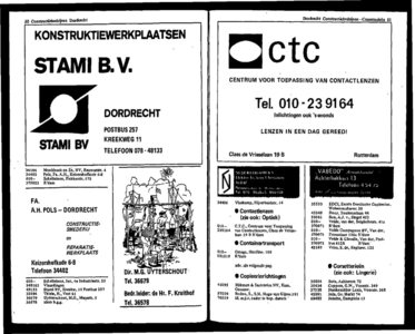  Dordrecht. Uitgave: adresboek openbare instanties en bedrijfsleven 1974 (volgens officiële gegevens en eigen ...