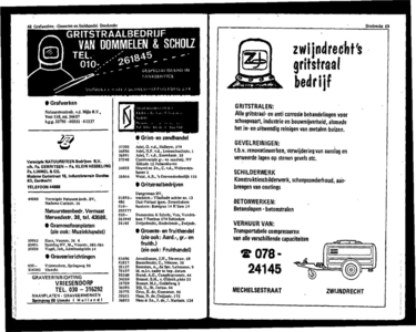  Dordrecht. Uitgave: adresboek openbare instanties en bedrijfsleven 1974 (volgens officiële gegevens en eigen ...