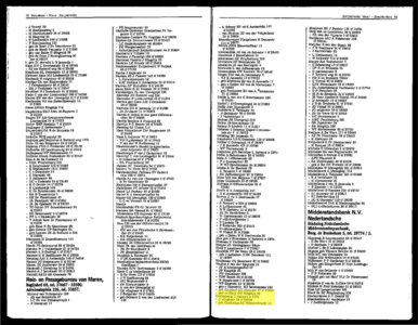  Zwijndrecht uitgave inwonersadresboek 1973 volgens officiële gegevens en op basis van eigen onderzoekingen, pagina 58