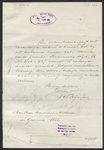 8983 Tekening behorend bij een aanvraag van F.C. Rijnders om een hek te plaatsen aan de Stationsweg, wijk H 456 , 1898