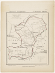164 Een gemeentekaartje van Zoelen met de oppervlakte en het aantal inwoners. De gemeentegrens is ingekleurd