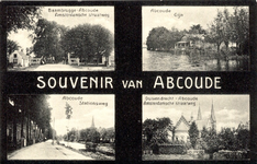 33; Prentbriefkaart getiteld Souvenir van Abcoude 