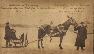  Arresleewedstrijd op het Abcoudermeer te Abcoude op 3 februari 1917