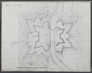  Vesting Nieuwersluis, plan van uitbreiding 1745