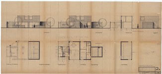 507-1838 Bestektekening patiowoningen plan 't Eikske Schaesberg, 1967