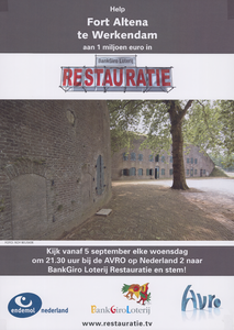 1 'Help Fort Altena te Werkendam aan 1 miljoen euro in Bank Giro Loterij Restauratie'