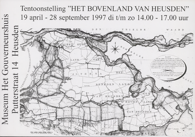 6 'Tentoonstelling Het Bovenland van Heusden 19 april - 28 september 1997 Museum Het Gouverneurshuis'