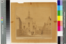 WAA020 R.K. kerk St.-Johannes de Doper. Waterstaatskerk aan het St. Jansplein 2, vroeger Grotestraat 116. Gezien aan de ...