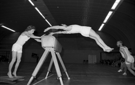 RJ000000151 In de sporthal Purmerend werden de Springkampioenschappen georganiseerd door de turnkring Purmerend en ...