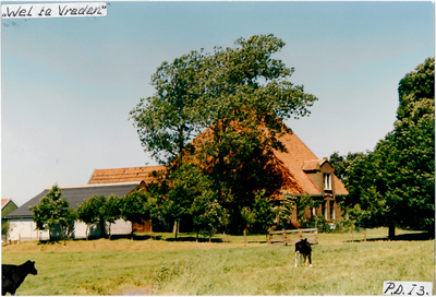 CPH_map2_018 Stolpboerderij ,, Wel te Vreden'' van de familie A. Hoogendoorn aan de Purmerdijk nummer I 3, gemeente ...
