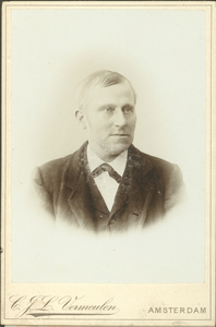 Mulder-z-0126 Foto: Jacob Pauw, geboren op 11-07-1864 te Hobrede, man van Elisabeth Wit.