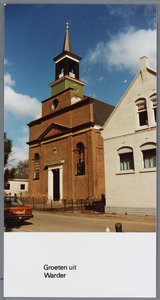 WAT002003090 Kerk in Warder;De voormalige Hervormde kerk is een in 1847 gebouwd kerkgebouw in het Nederlandse dorp ...