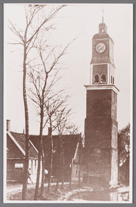 WAT002000918 Beschuittoren Wormer, gebouwd in 1620 en gesloopt in 1896 door de firma Boots uit Haarlem. Hij heeft ...