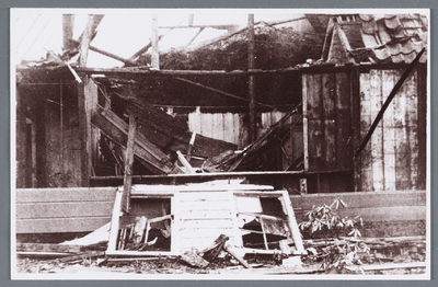 WAT002001801 Boerderij van klaas de Leeuw, verbrand op zaterdag 2 november 1940.