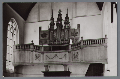 WAT002002958 Orgel uit 1521 in monumentaal kerkgebouw Hervormde gemeente Oosthuizen en Hobrede.Lang voor de bouw van ...