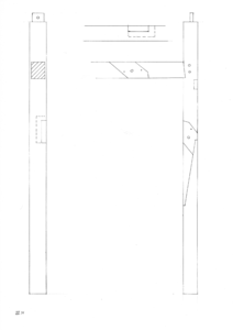 CKB-069-Edam-Spuistraat-23 Opmeting staanders en plafondbalk, details houtskelet woonhuis