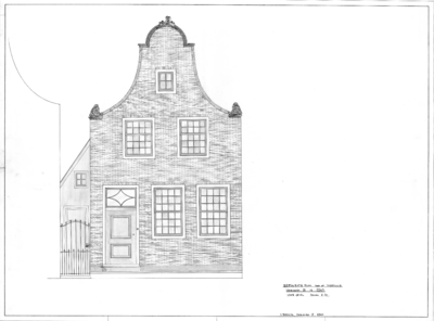 CKB-198-Edam-Voorh.-91 Plan vernieuwbouw voorgevel