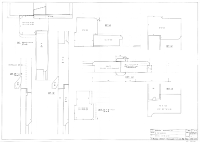 CKB-247-Mk-Rozenwerf-17 Werktekening raamdetails 25+36 t.e.m. 43 schaal 1:1