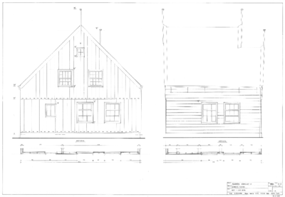 CKB-406-Mk-Kerkbuurt-97 Restauratieplan west- en zuidgevel