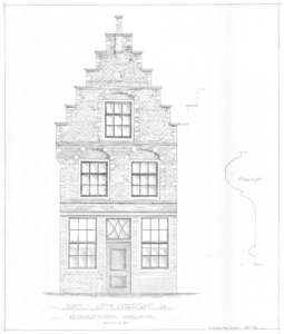 CKB-676-Edam-Kl.Kerkstraat-10 Restauratieplan voorgevel