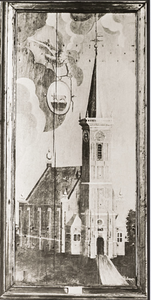 NNC-BM-0234 Nederlands Hervormde Kerk Middenbeemster met torenspits voor 1661