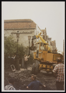 VHP002000022_0004 De Hoogstraat gaat van de Nieuwstraat naar de Kaasmarkt en maakte vroeger deel uit van de noord – ...