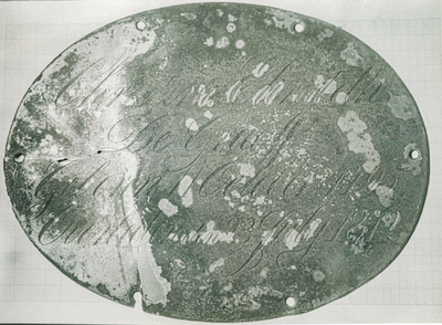 OVI-00000687 openen oude grafkelder. koperen plaat CE de Graeff 1795