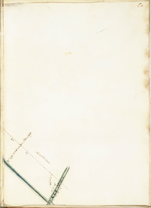 33_KA01860 Kaartboek van de westzijde van de Zaan van Jan Janszoon Backer. Gemaakt ter vaststelling van de grootte der ...