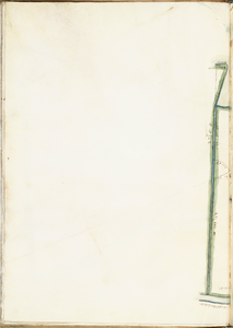 33_KA01863 Kaartboek van de westzijde van de Zaan van Jan Janszoon Backer. Gemaakt ter vaststelling van de grootte der ...
