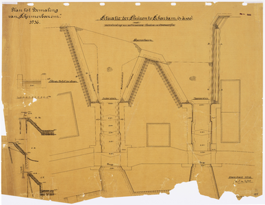 33_TT00122 Overzicht en détails der uit te voeren bodem- en oeverwerken aan beide sluizen te Schardam