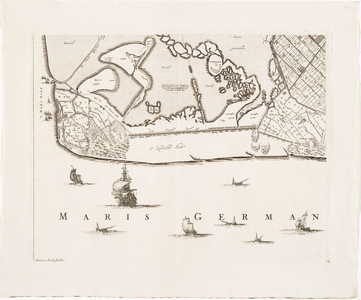 33_KA00322 Topografische kaart van het beheersgebied van de Uitwaterende Sluizen in 16 bladen. Blad 13: Den Helder, Koegras