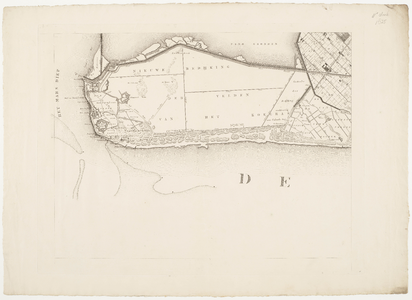 33_KA00340 Topografische kaart van het beheersgebied van de Uitwaterende Sluizen in 16 bladen. Blad 13: Den Helder, Koegras