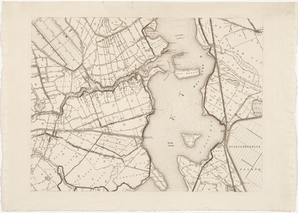 33_KA00367 Topografische kaart van het beheersgebied van de Uitwaterende Sluizen in 16 bladen. Blad 12: Zaandam