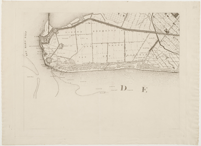 33_KA00368 Topografische kaart van het beheersgebied van de Uitwaterende Sluizen in 16 bladen. Blad 13: Den Helder, Koegras