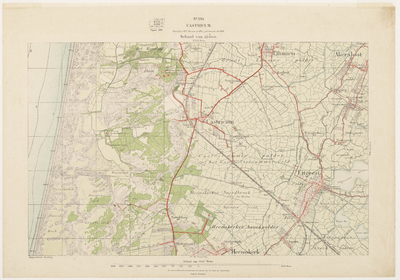 33_KA00404 Topografische kaart van Nederland, blad 294, Castricum