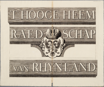 33_KA00417 Topografische kaart van het beheersgebied van het Hoogheemraadschap Rijnland in 12 bladen en een titelblad. ...