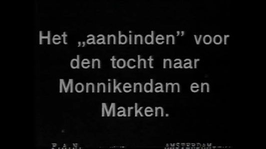 200 Schaatstocht: Amsterdam-Noord, Broek in Waterland, Monnickendam en Marken. Slot opname in AmsterdamKopieer ...