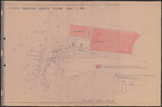 KA2_00003 Plattegrondtekening van Purmerland, met daarop in rood aangegeven het te verhuren perceel Ilpendam sectie B, nr 919