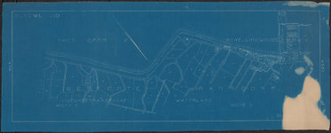 KA4_00022 Plattegrond van de Waterlandse Zeedijk, blad W.L. no. 10, van de Durgerdammer Braak tot Schellingwoude, met ...