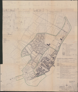 KA2_00035 Kaart van het uitbreidingsplan Volendam II van de gemeente Edam-Volendam op basis van de kadastrale kaart, ...